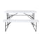 Flash Furniture White Wood Picnic Table & Benches RB-EBB-1470FD-WH-GG - alternate 4